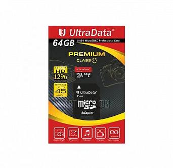 UltraData Premium microSDXC  64ГБ (class 10)