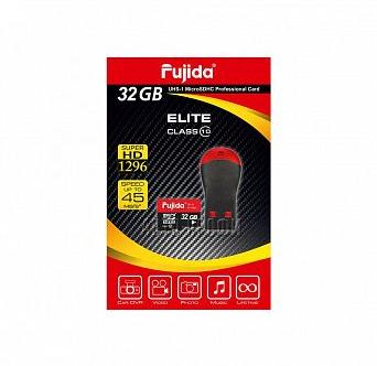 Fujida microSDHC 32 ГБ Elite + USB адаптер, UHS-I, class 10